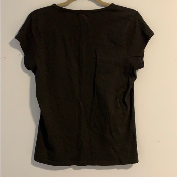 Old Navy | Black t-shirt with sequins flower - Picture 4 of 4